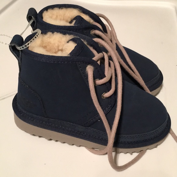 UGG Shoes Ugg Boys Neumel Water Resistant Chukka Boot Navy Poshmark
